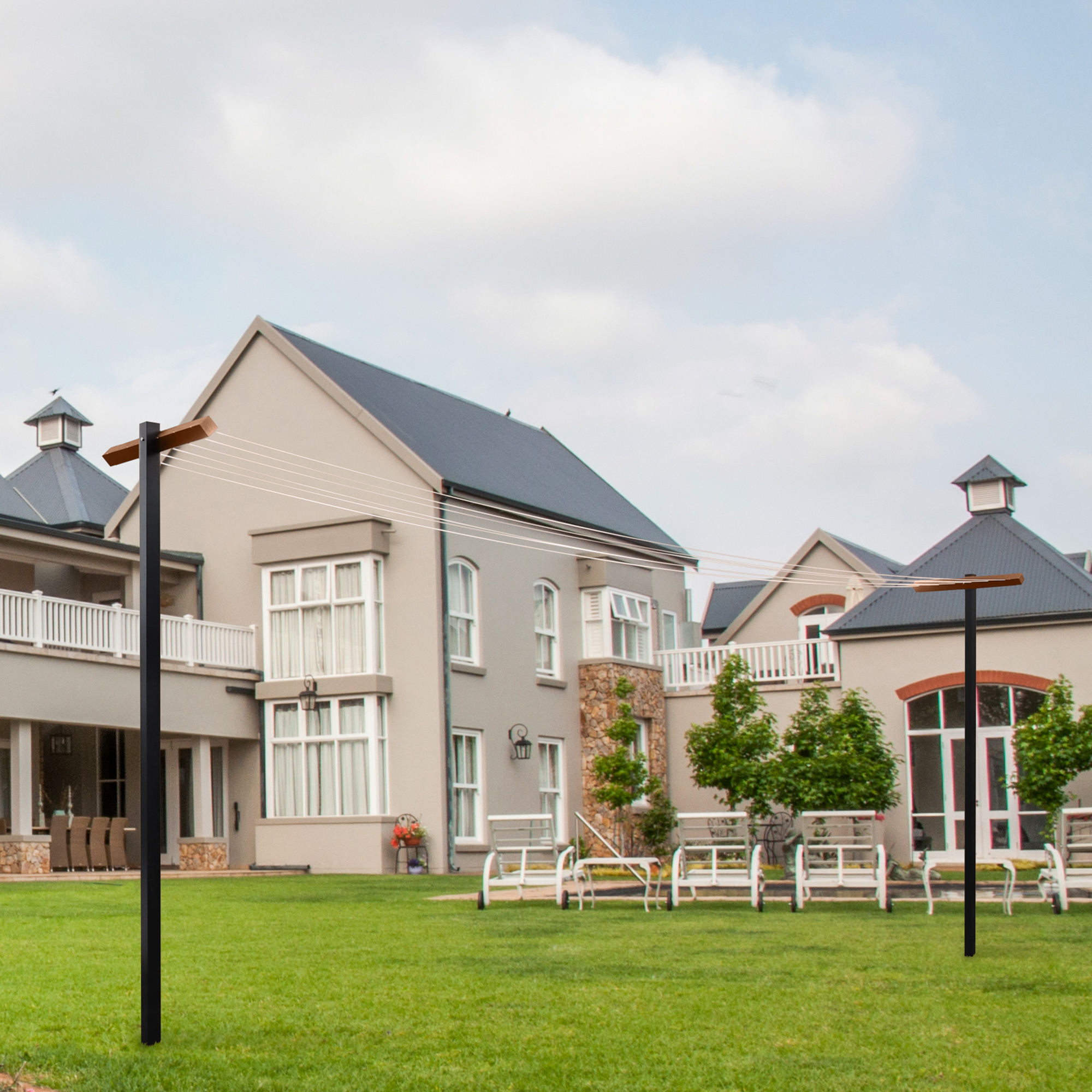 Torkställning Green It Aluminium Mahogny