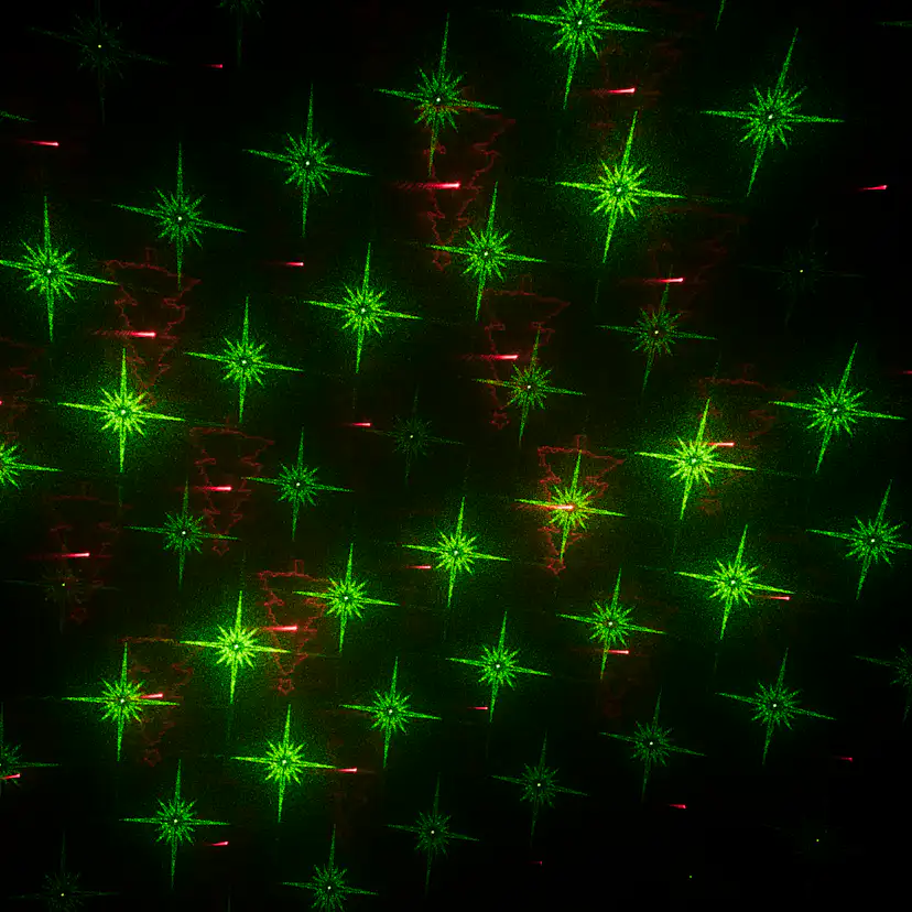 Laserlampa Gnosjö Konstsmide Julmotiv LED