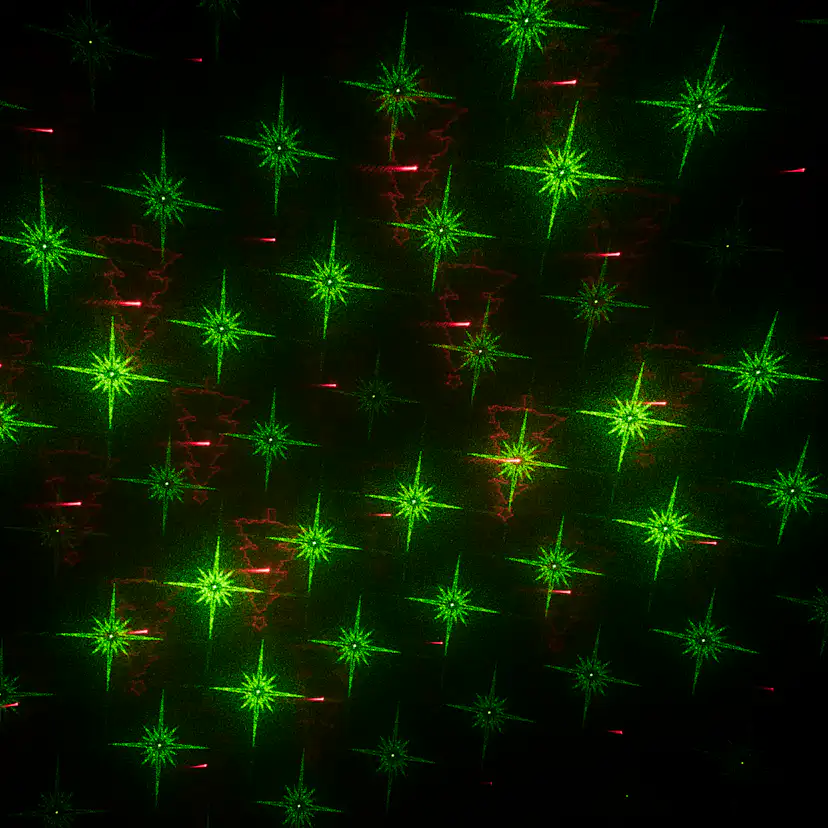 Laserlampa Gnosjö Konstsmide Julmotiv LED