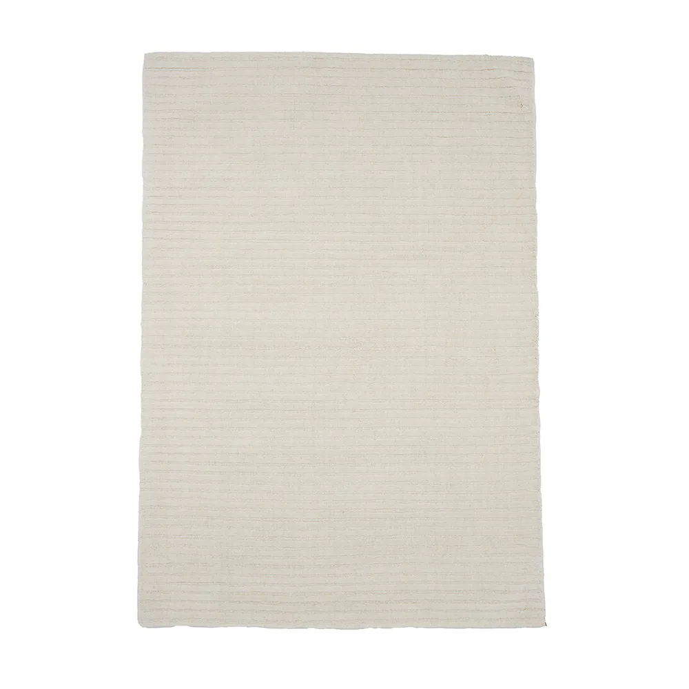 Milton Wool/polyester/cotton - 300*200- -Rectangular-White Vit, 200x300 cm