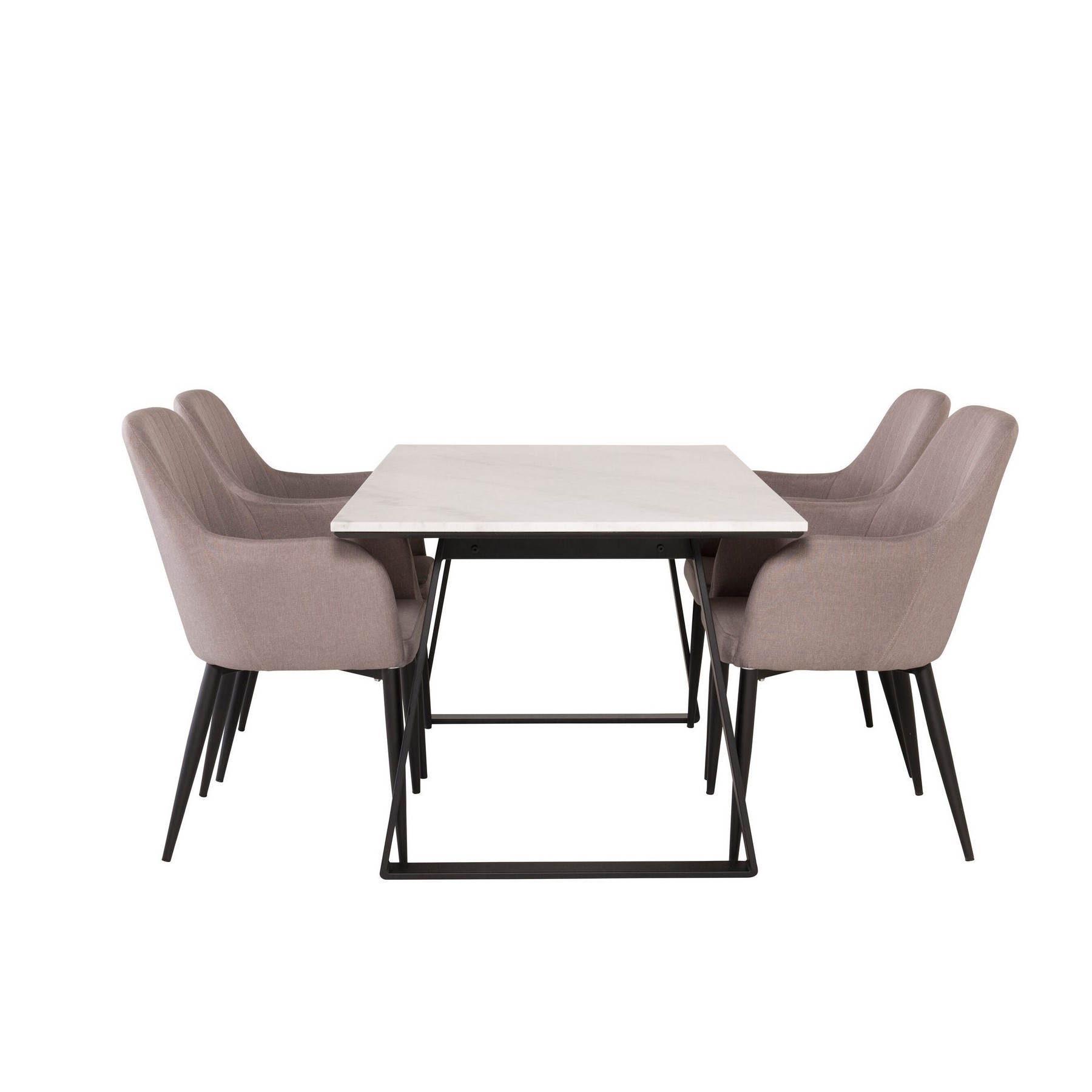 Matgrupp Venture Home Estelle Rektangulär med 4st Comfort Stolar