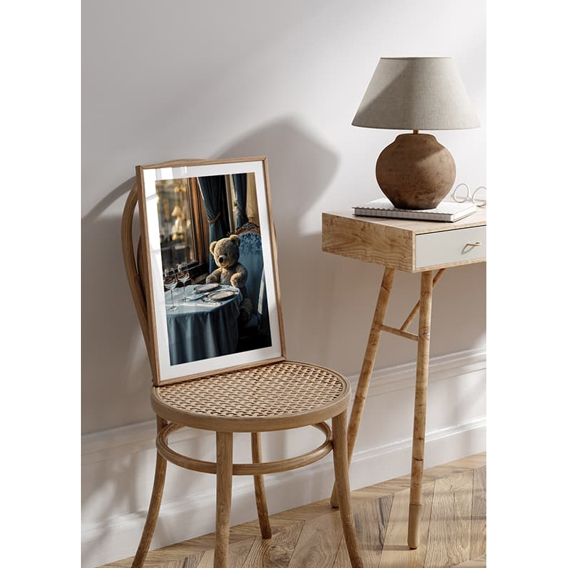 Poster Gallerix Teddy At The Dining Table