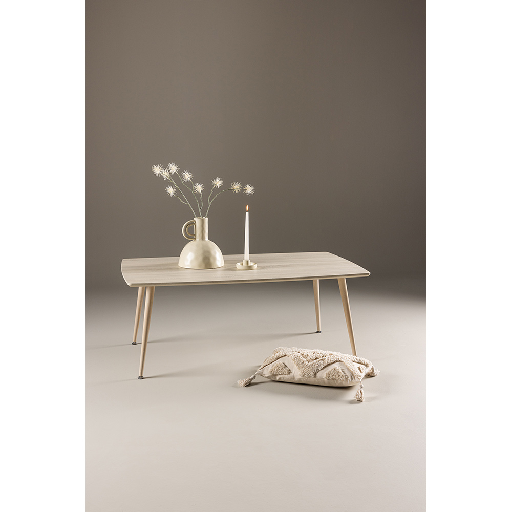 Plaza Sofa Table 70x120 cm - Whitewash / Vittvätt