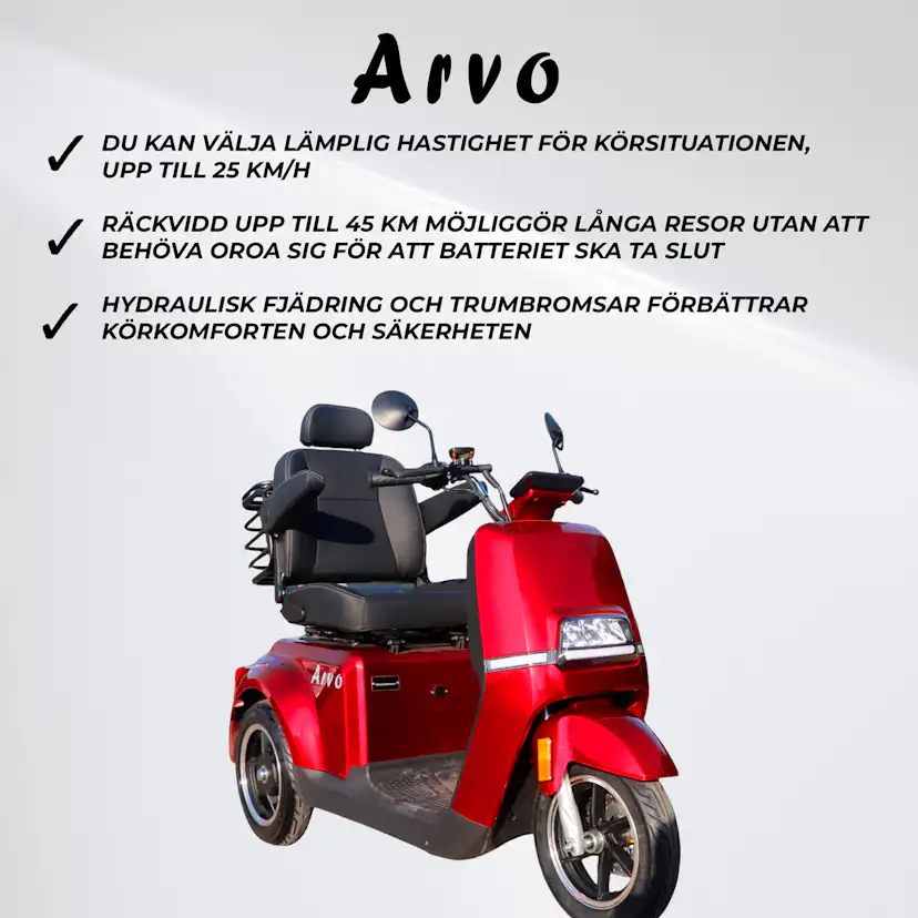 Promenadscooter Arvo P700