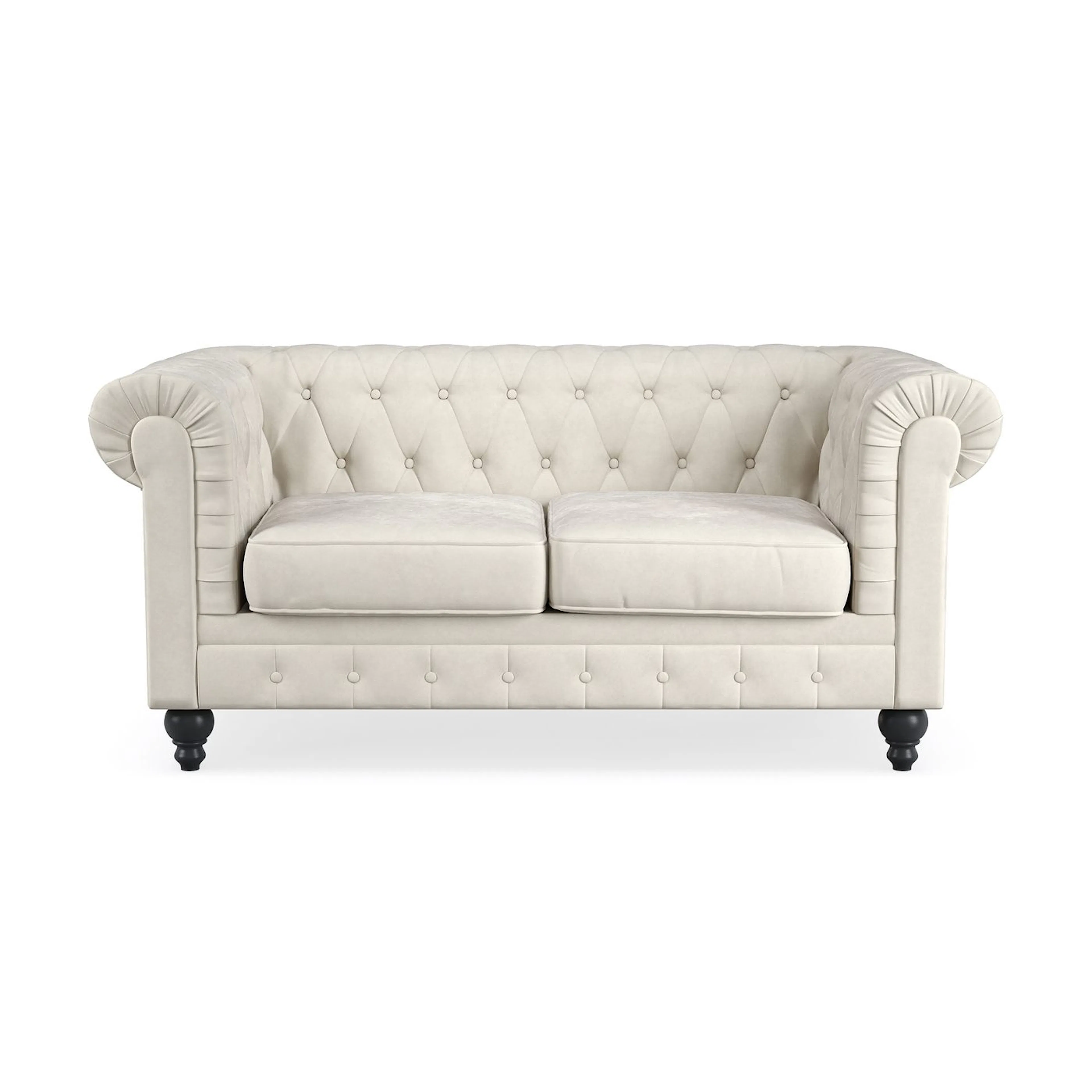 Soffa Manor House Chesterfield Lyx 2-sits Beige