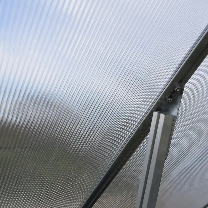 Växthus Canopia by Palram Essence Aluminiumram med UV-Skyddad Polykarbonat & Ventilationsfönster, 14,7 m²