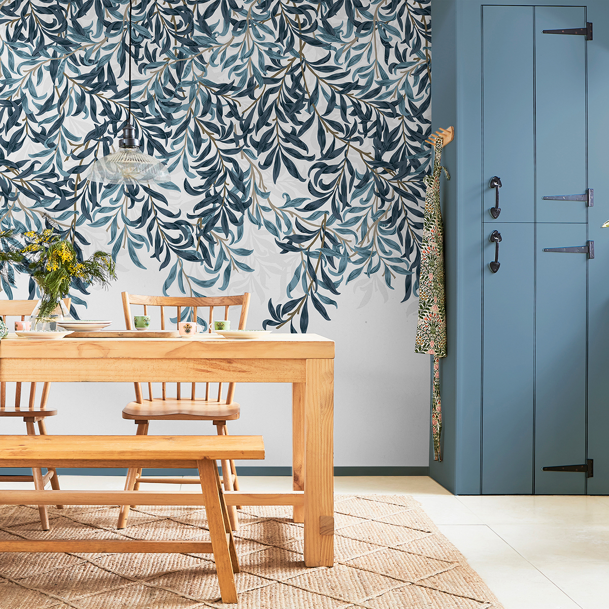 Fototapet William Morris At Home Willow Bough Blue