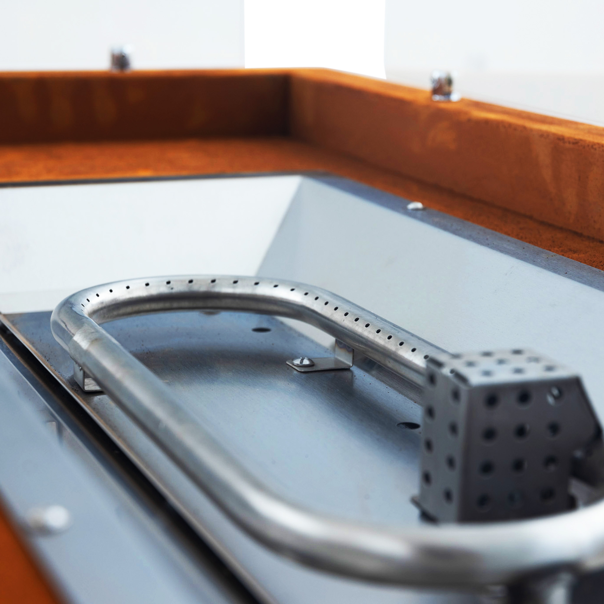 Eldstad Lyfco Cortenstål Gasoldriven Kalix