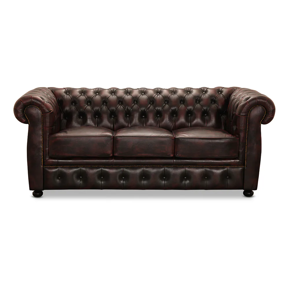 Liverpool 3-sits WO/Split Burgundy Burgundy