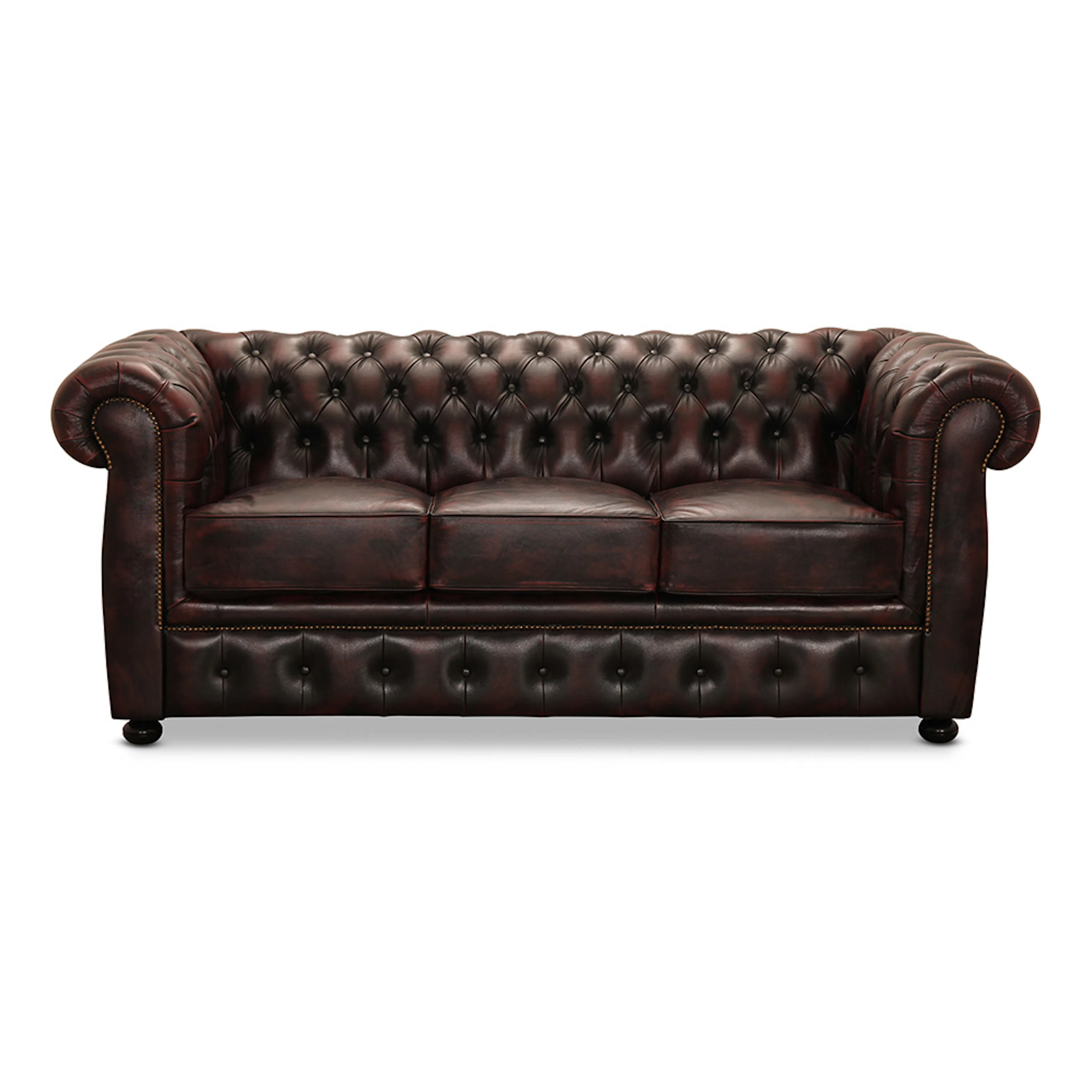 Liverpool 3-sits WO/Split Burgundy Burgundy