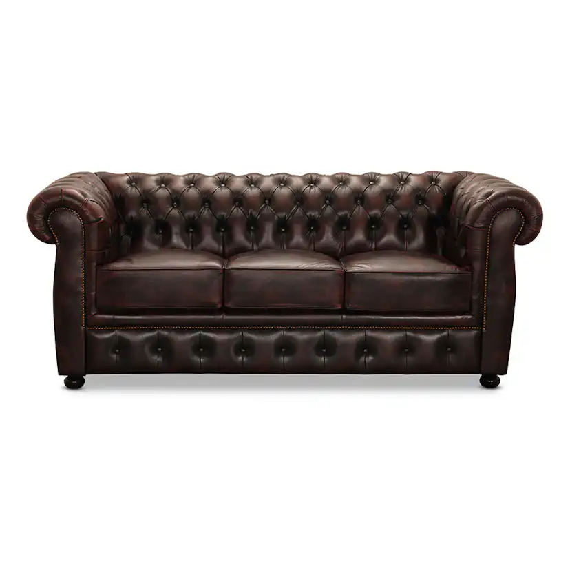 Liverpool 3-sits WO/Split Burgundy Burgundy