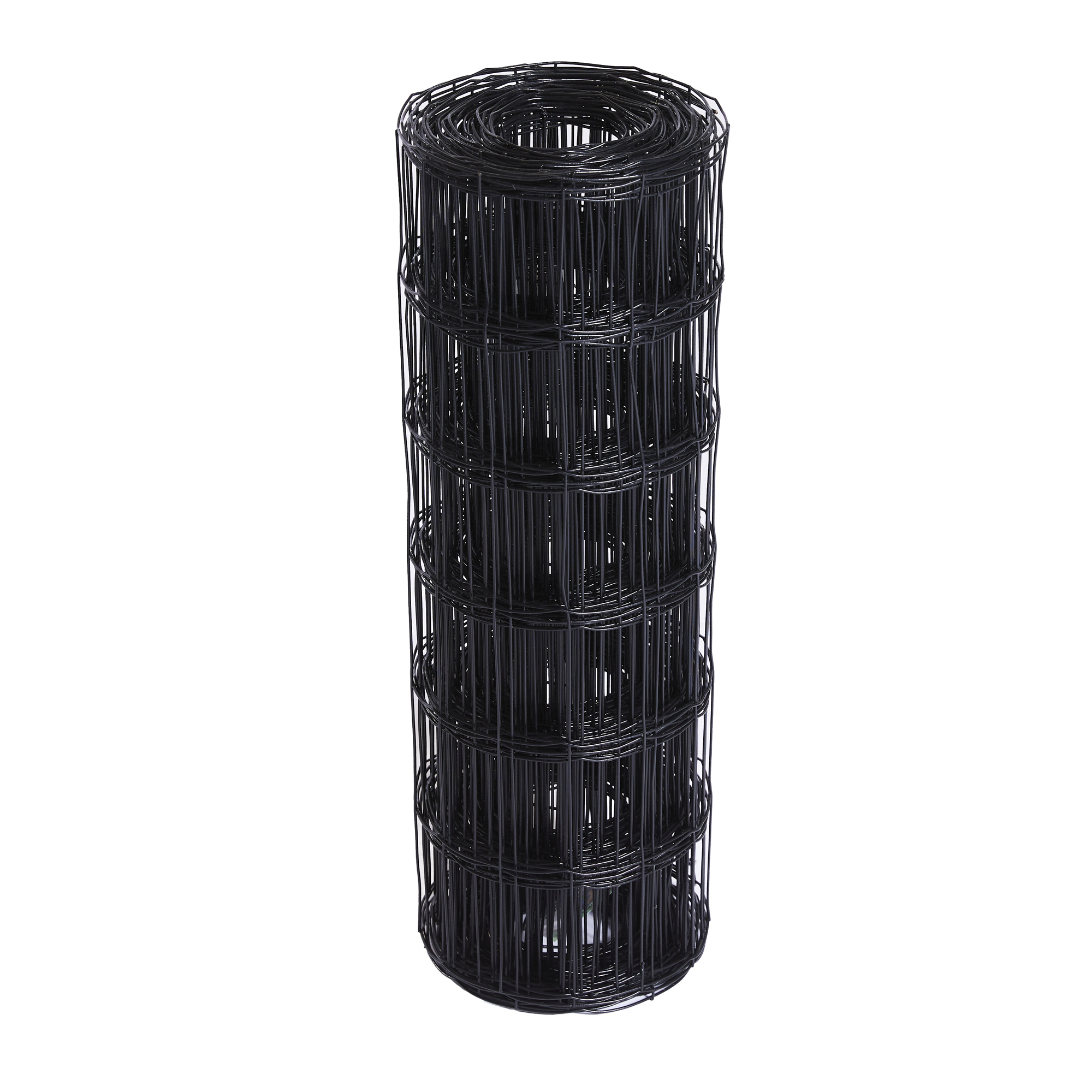 Stängsel Hortus Svart 20x0,6 m Med Maskor 10x10 cm