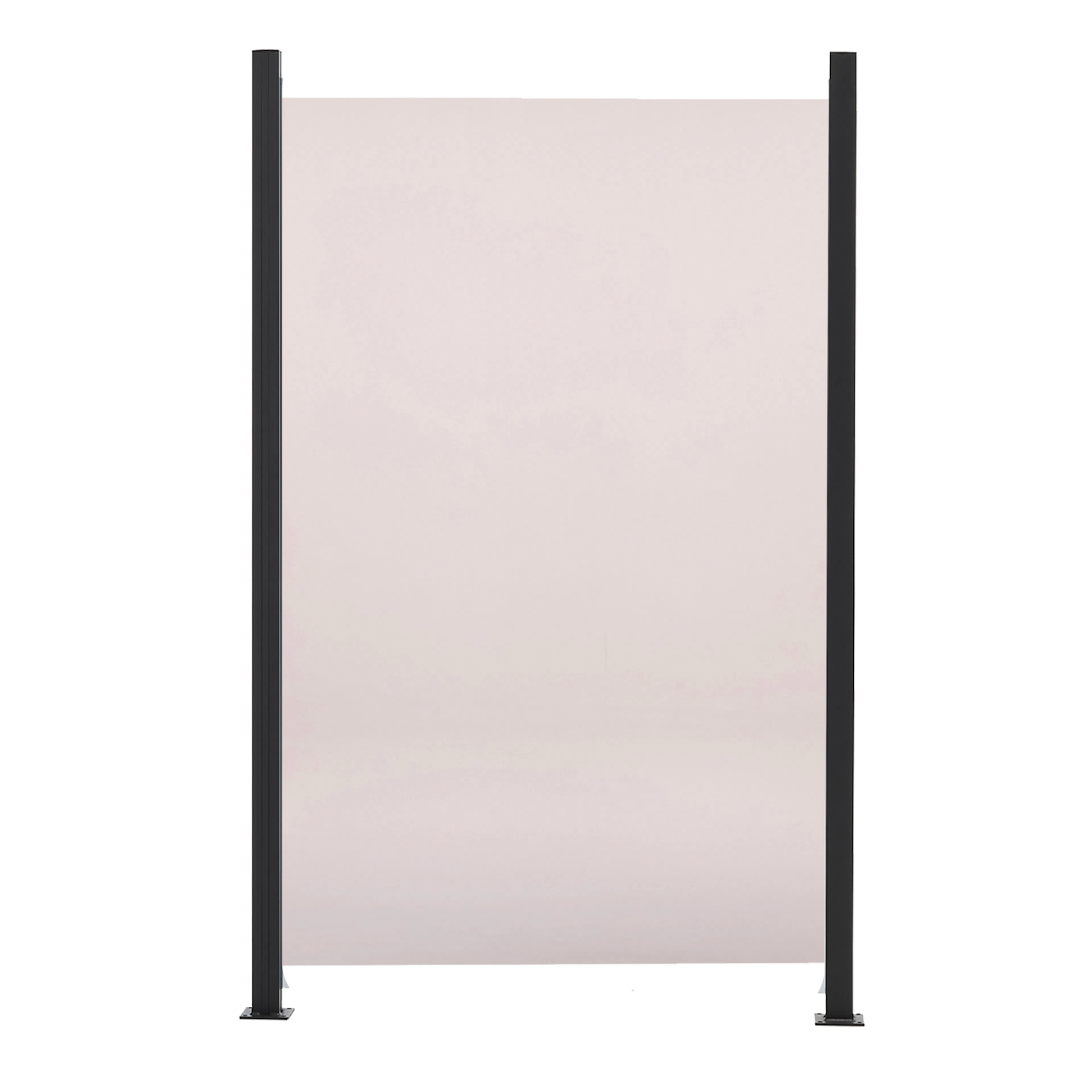 GLASFENCE 100x150 CM 6MM SMOKED W/ALULIST 1 MODUL INCL. 2 MU 100x150 cm, 1 Modul + 2 Stolpar