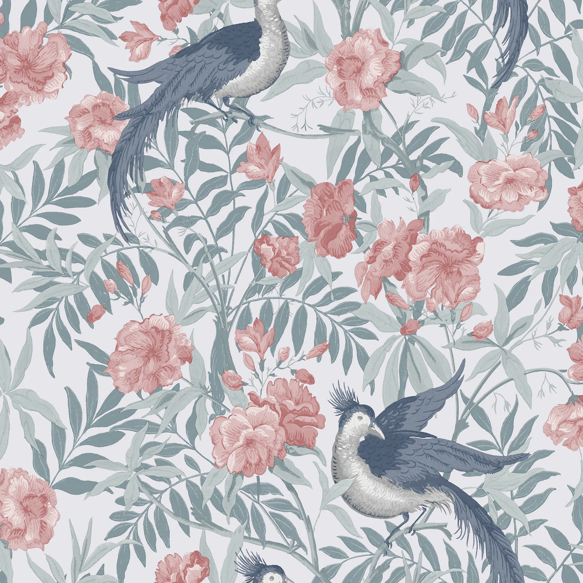 Tapet Laura Ashley Osterley Rosewood