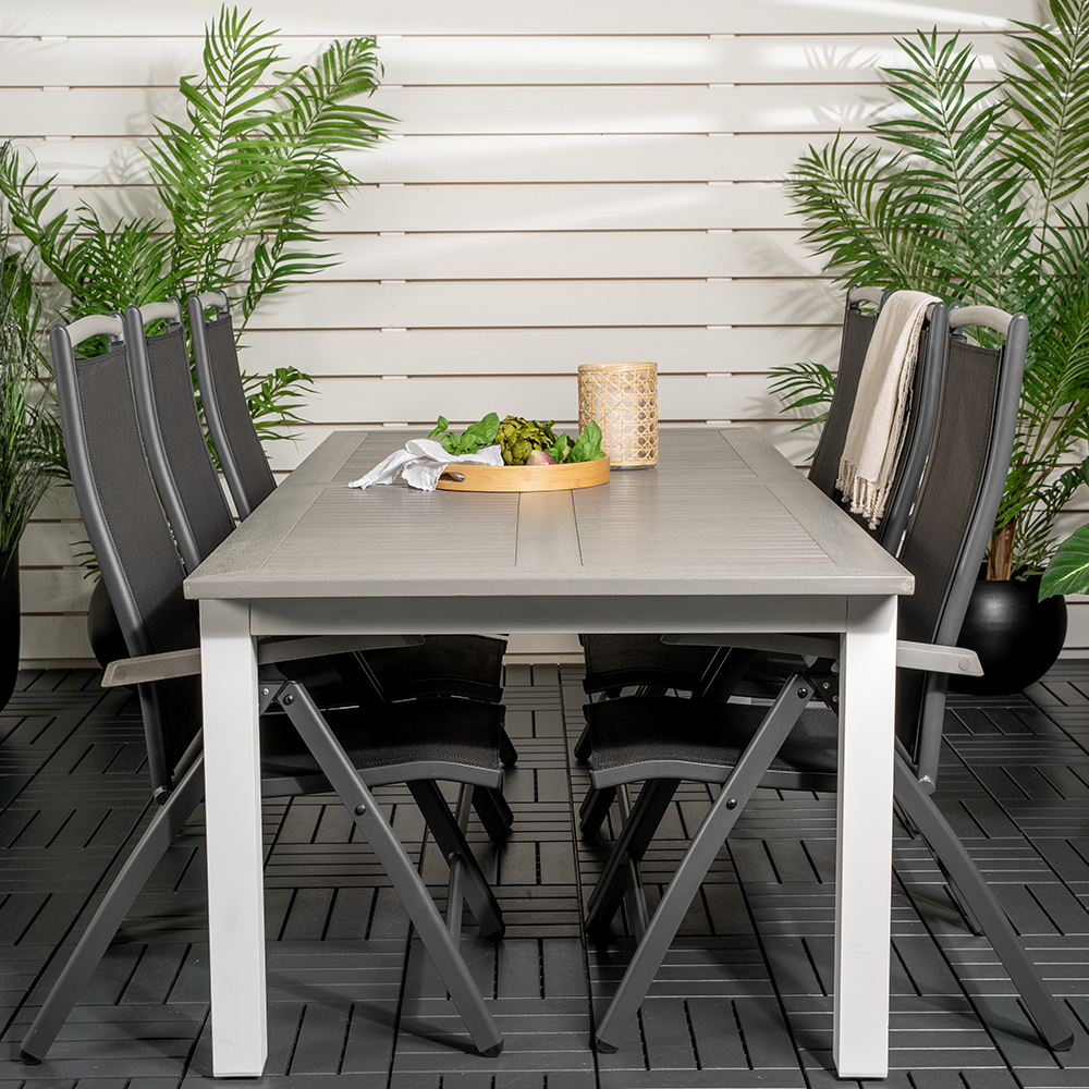 Matgrupp Venture Home Aleyna 224/324 med 6 Stolar