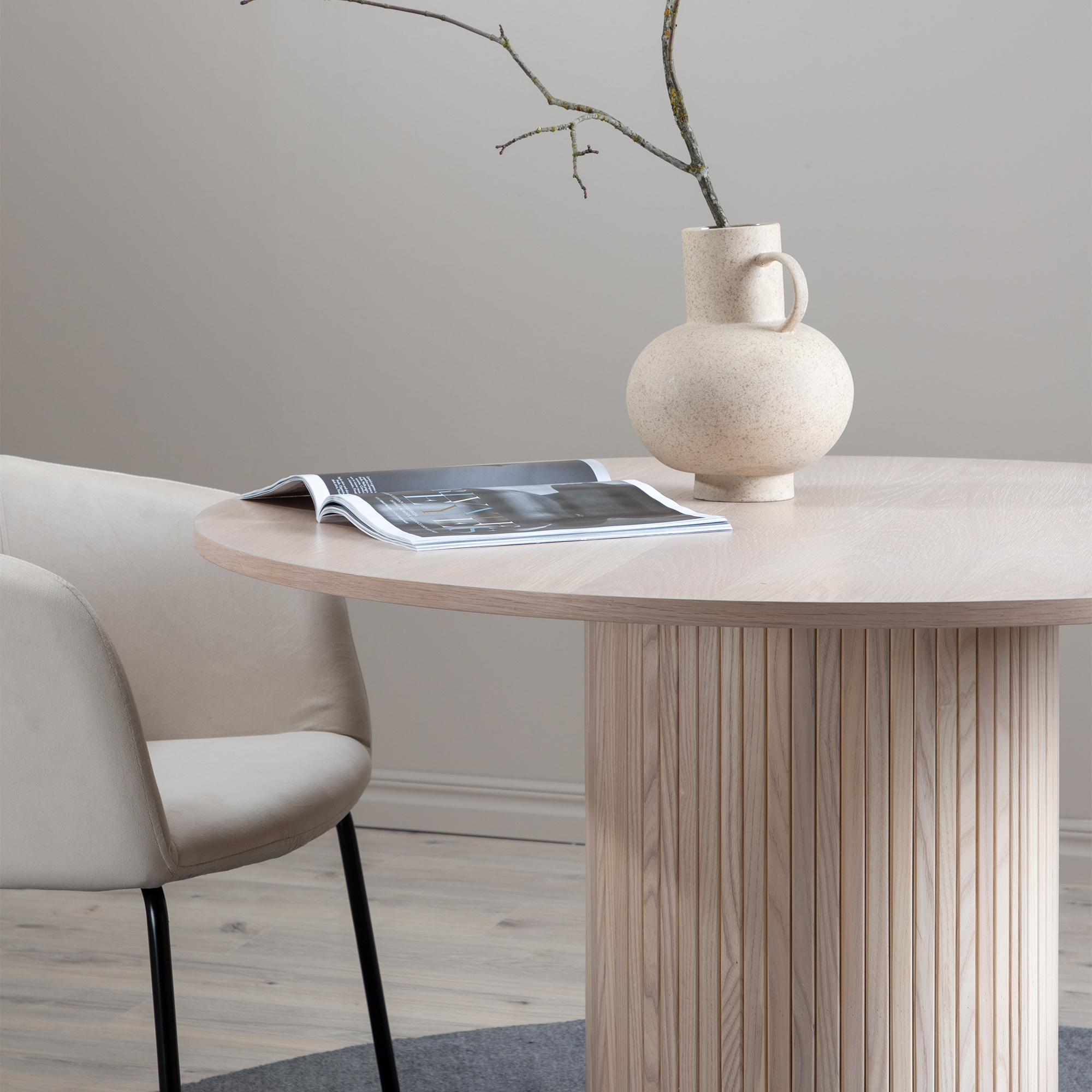 Matbord Venture Home Bianca Ø110 cm