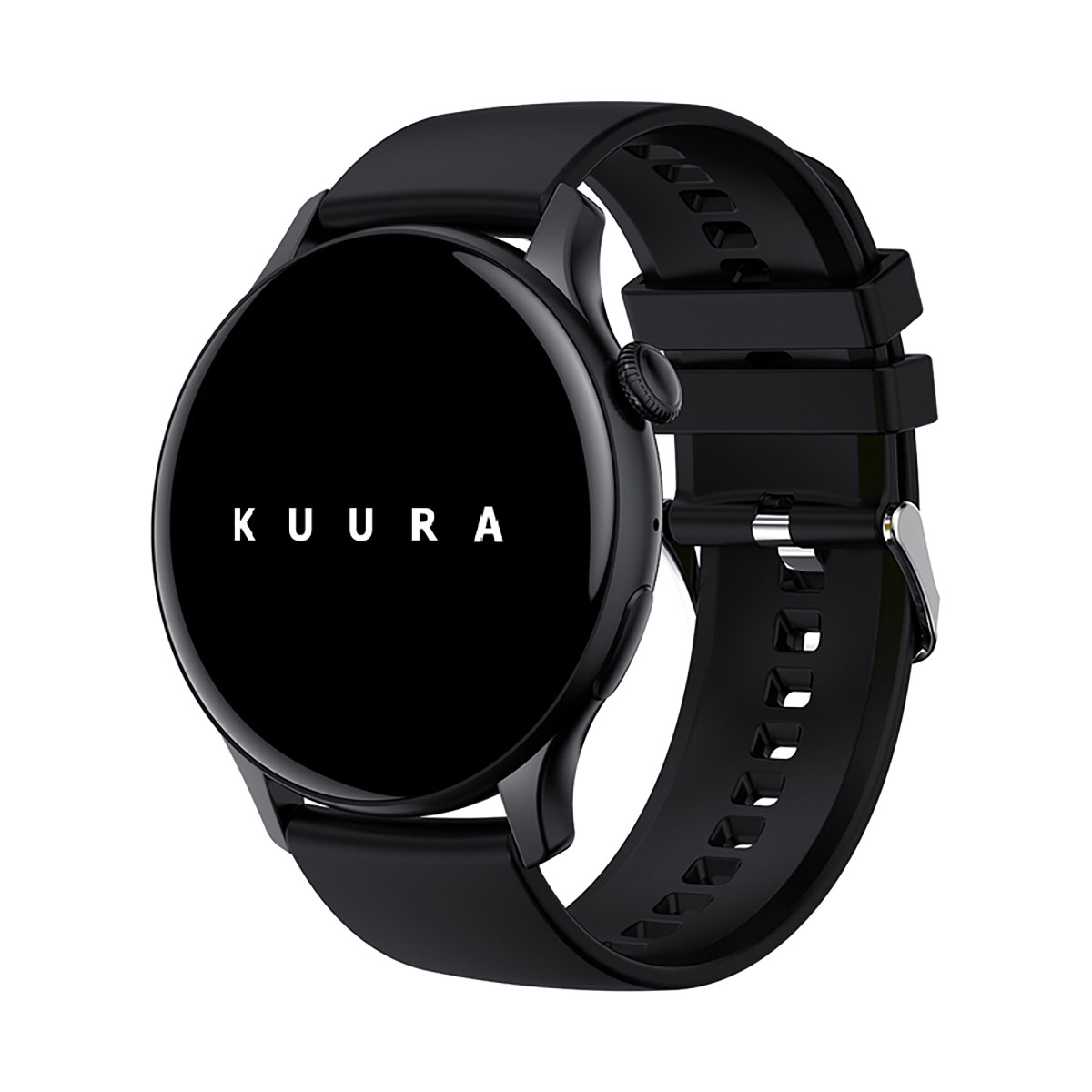 Smartwatch Kuura Function F7 V3 Svart Löparklocka med Pulsmätare