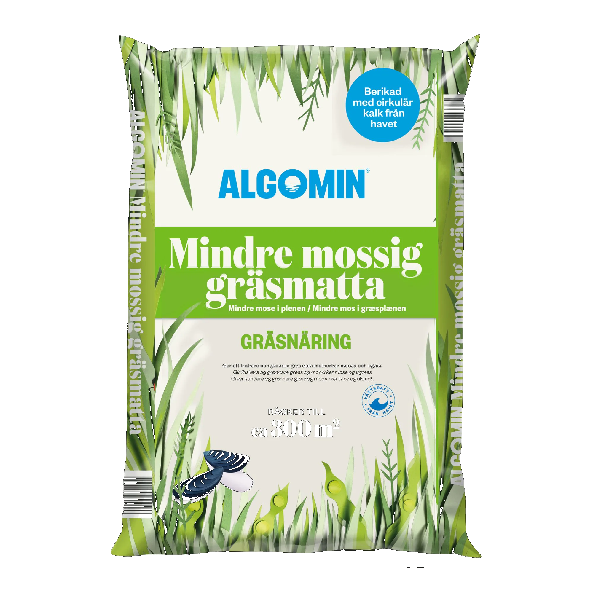 Gräsmattegödsel Algomin Mindre Mossig Gräsmatta 13 Kg