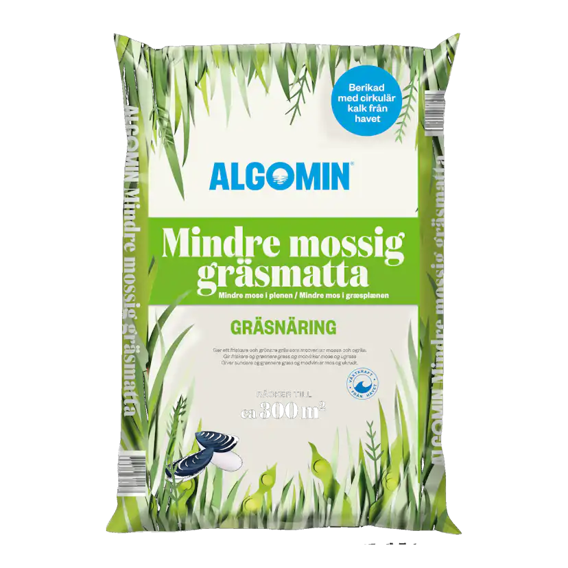 Gräsmattegödsel Algomin Mindre Mossig Gräsmatta 13 Kg