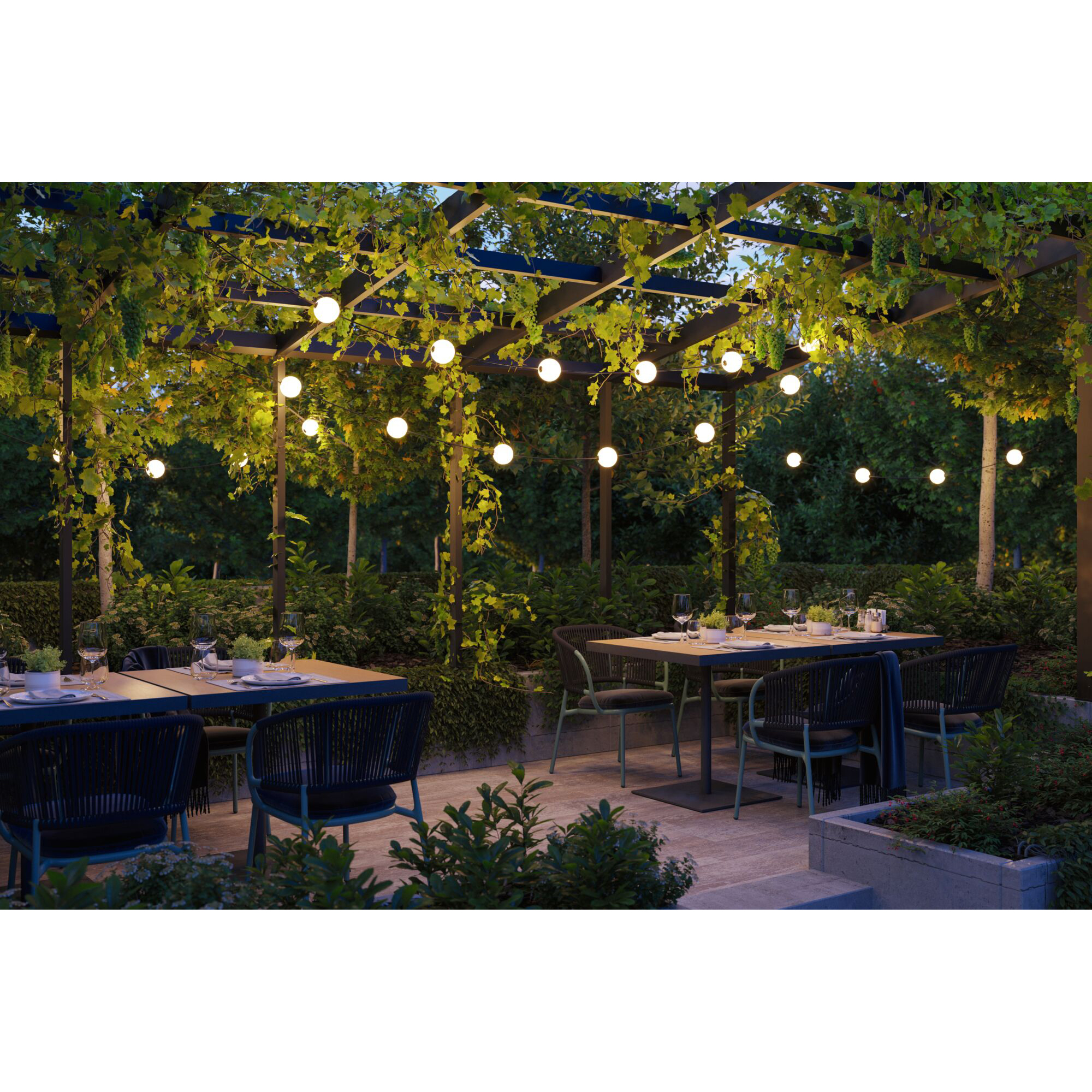 Solcellsljusslinga LED Paulmann Sagoljus Taina IP67 Grundläggande set