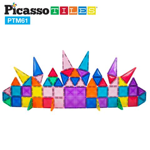 Magnetplattor Picasso Tiles 61 bitar Mini