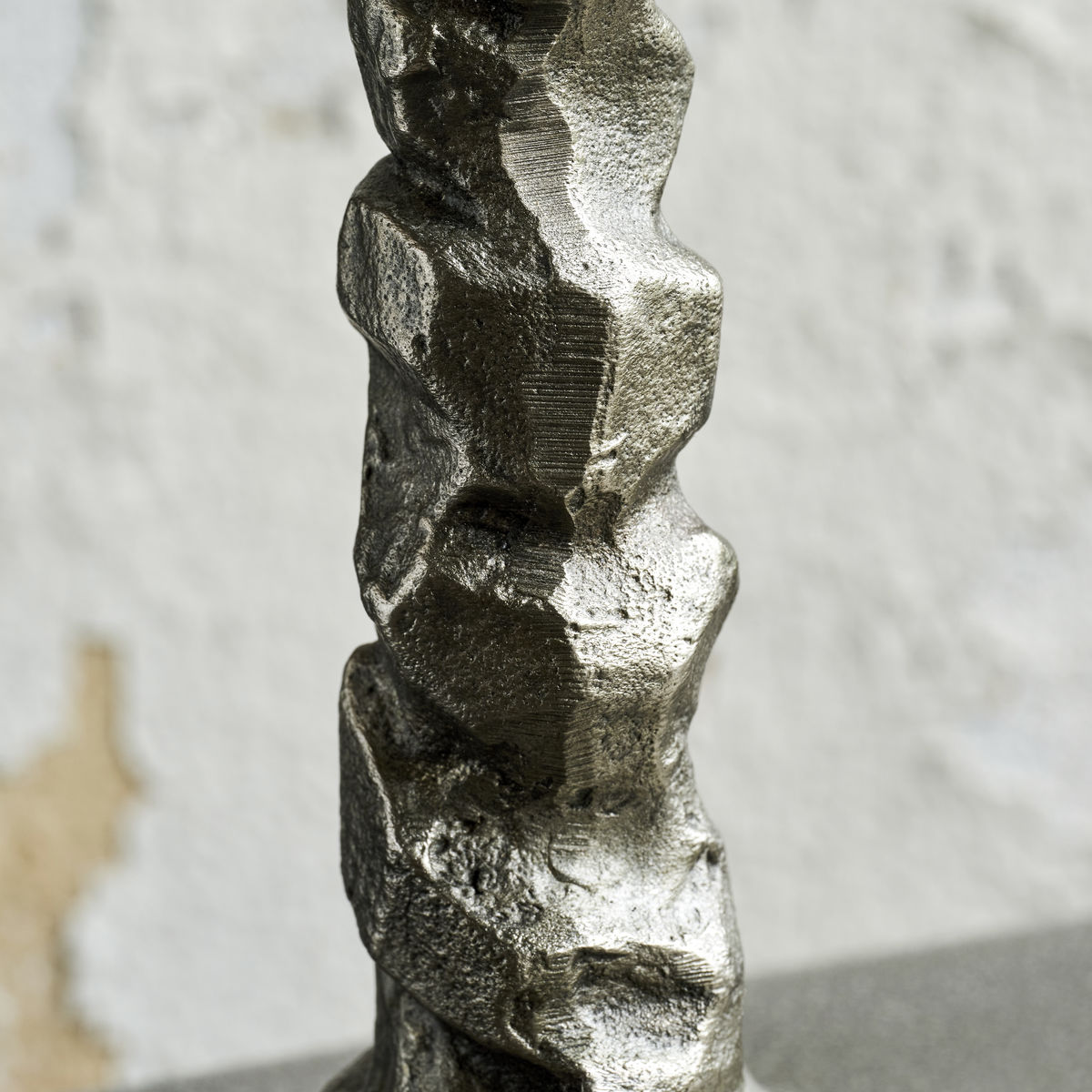 Ljusstake House Doctor Raku Antiksilver