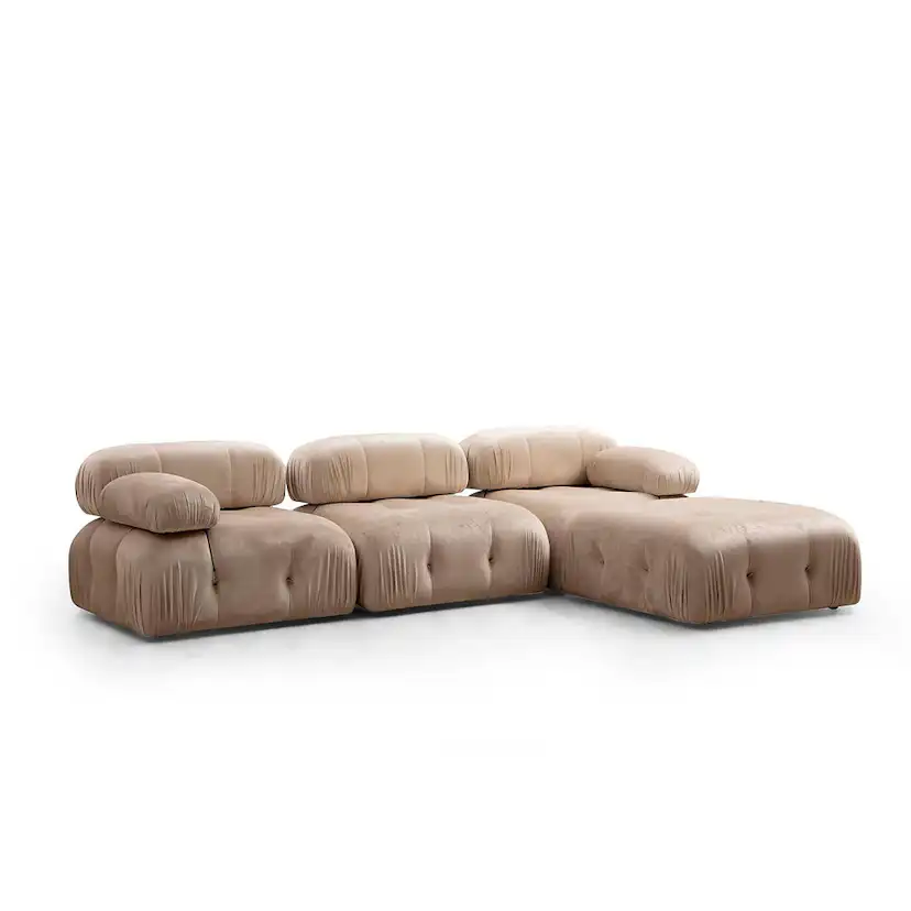 Soffa In Living Bengul 3-sits med Divan/Fotpall