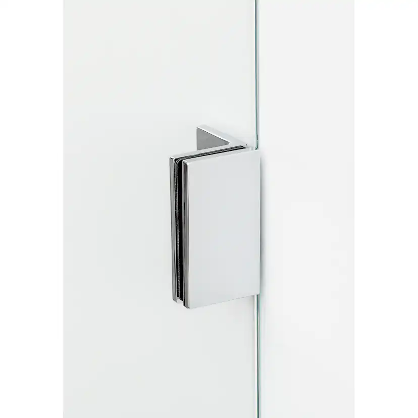 180° rak/fast Duschhörna 100x100x200 krom klarglas Profil: Krom, Klarglas, Fast vägg: 1000 mm, Duschdörr: 1000 mm