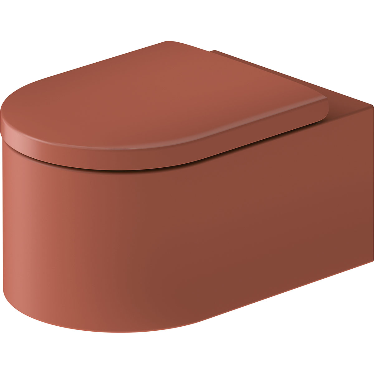 WC vägg, Ytterfärg Kanel Matt 570 mm Kanel