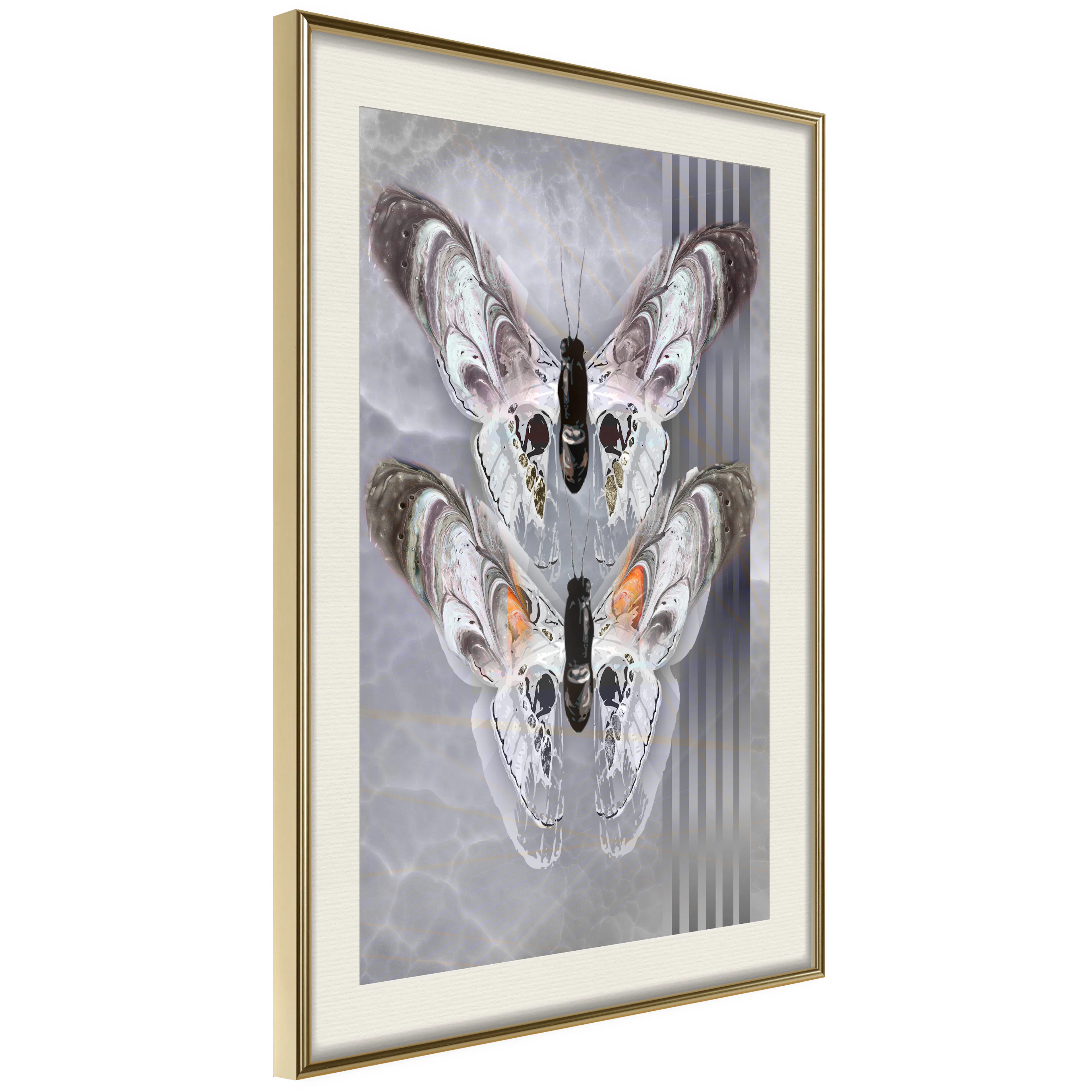 Poster Artgeist Affisch Couple Butterfly