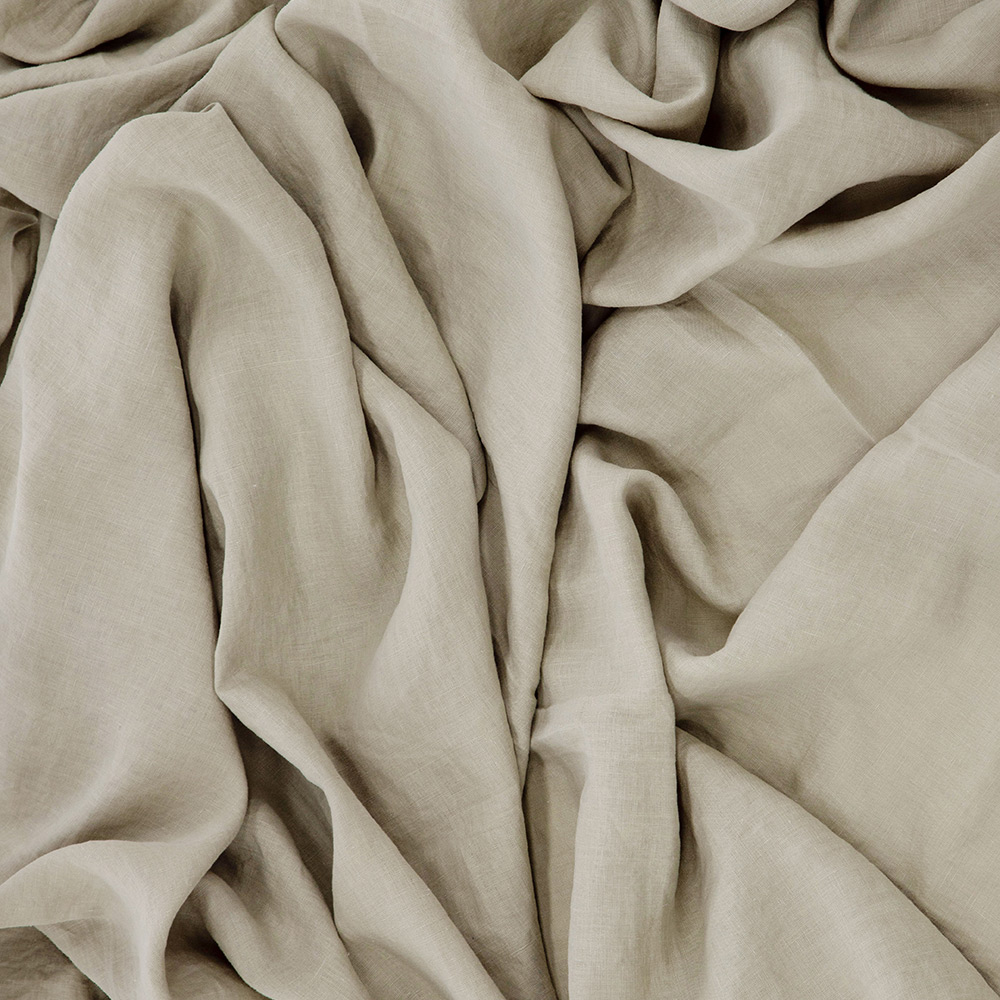 Milo Bedspread Linen Beige 260x260 cm Färg: Beige, Mått: 260x260 cm