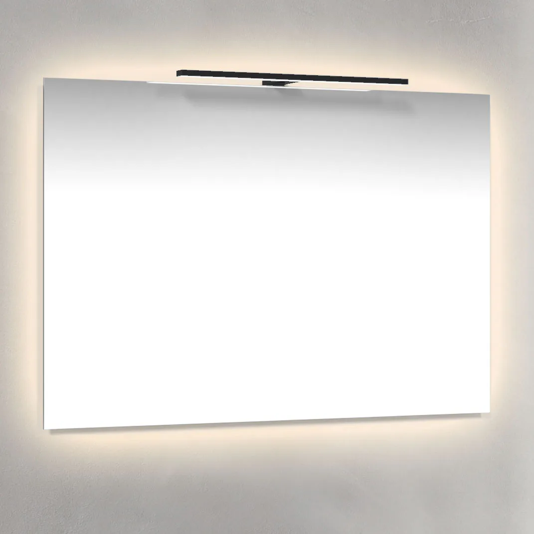 Spegel Macro Design Ambilight med Svart T-belysning