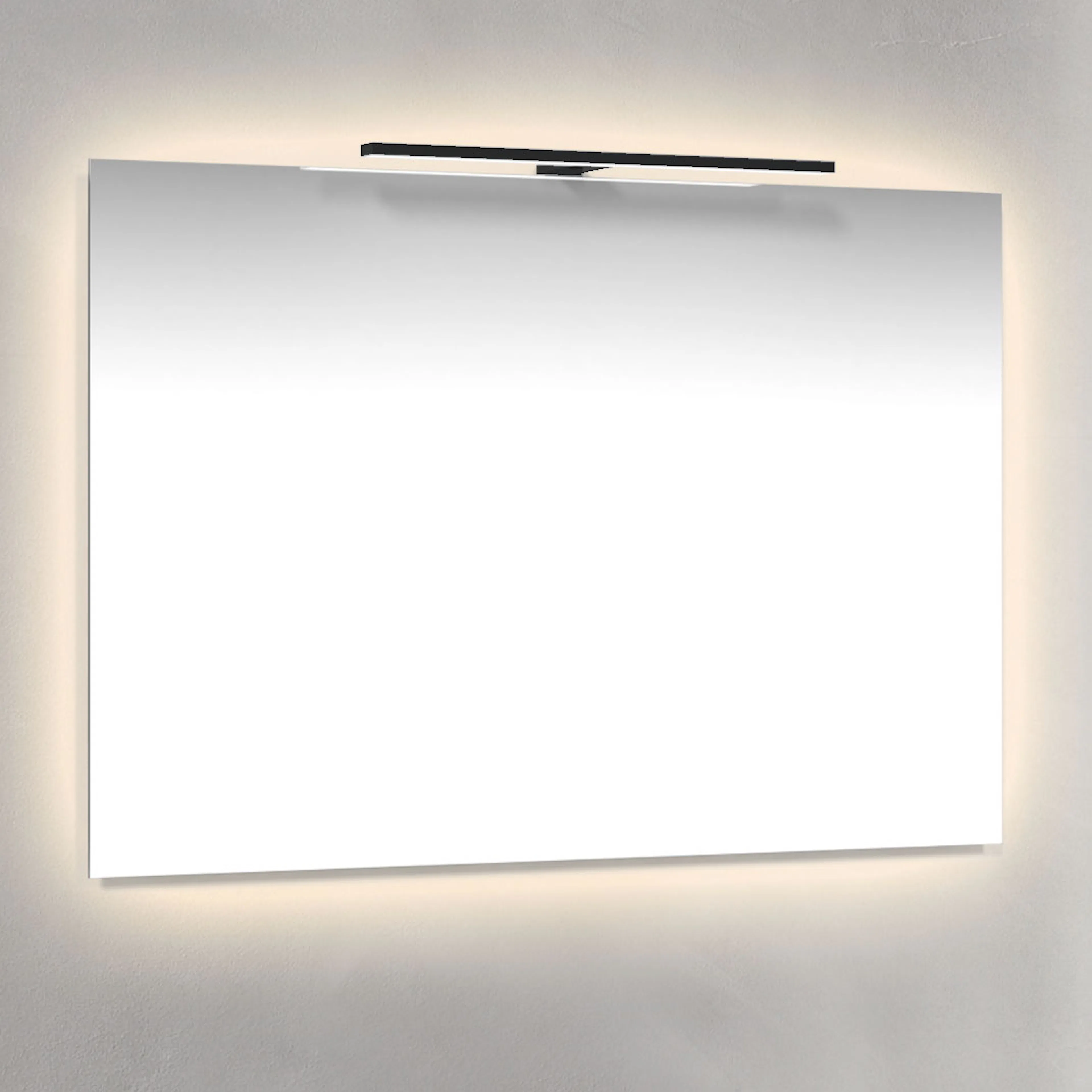 Spegel Macro Design Ambilight med Svart T-belysning