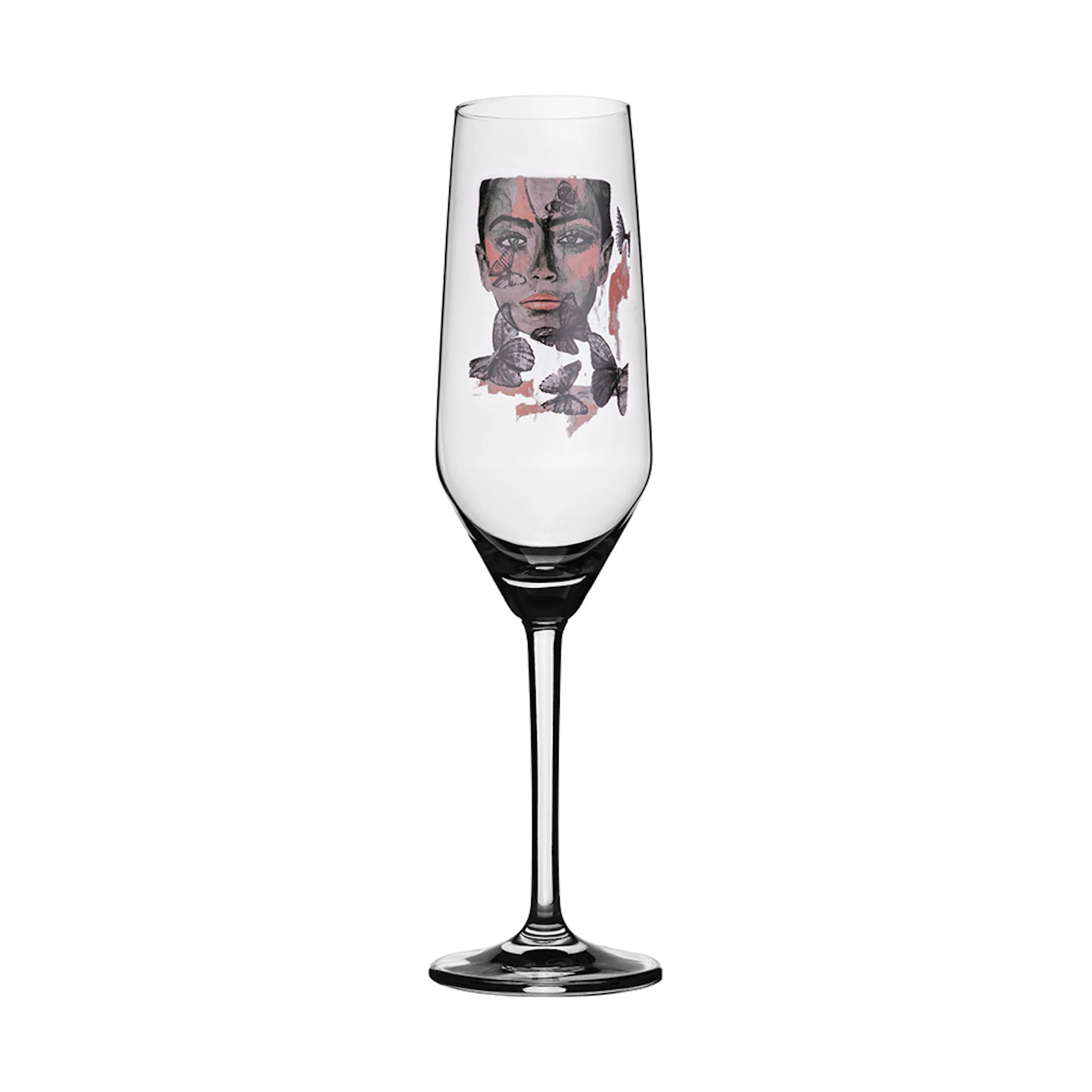 Champagneglas Carolina Gynning Butterfly Queen