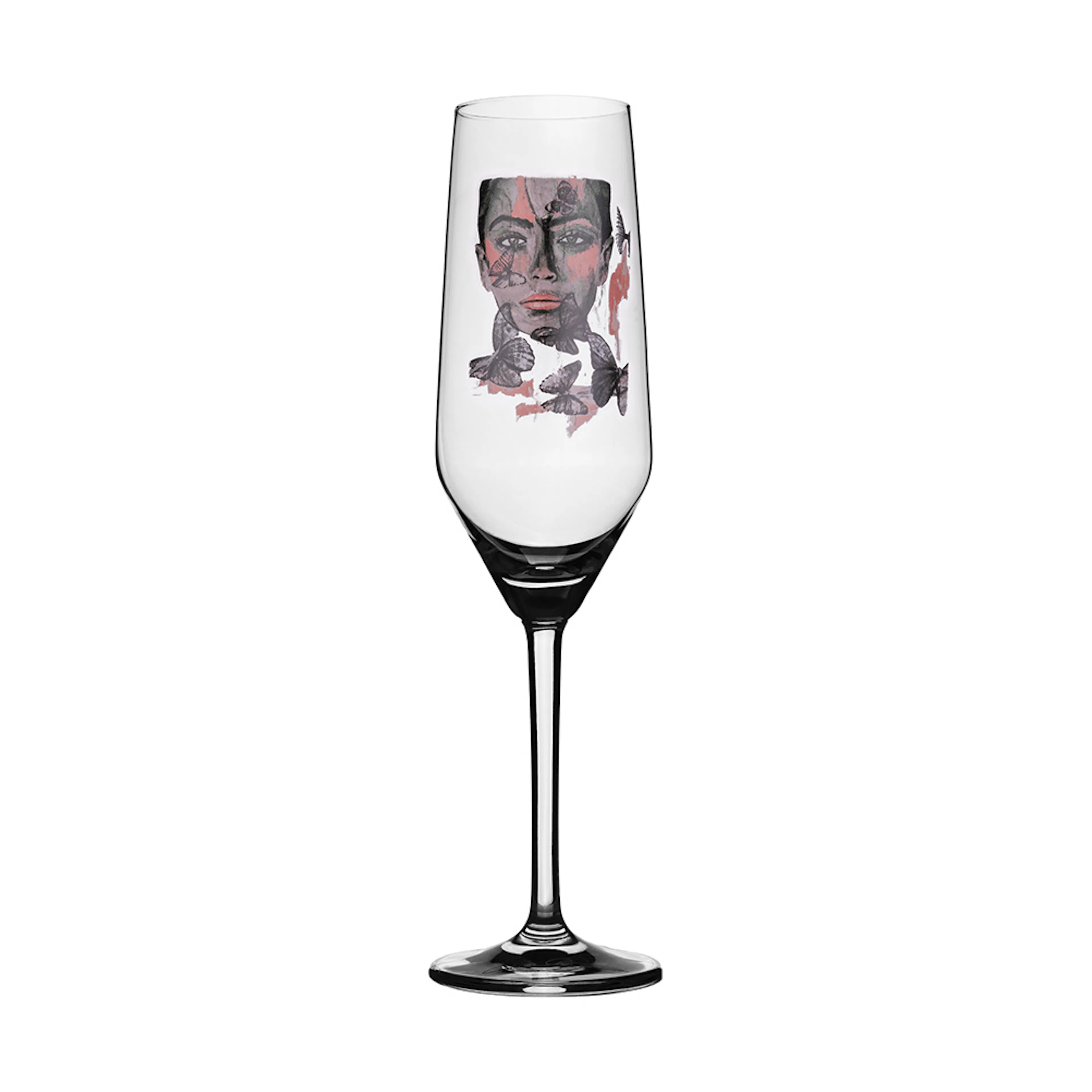 Champagneglas Carolina Gynning Butterfly Queen