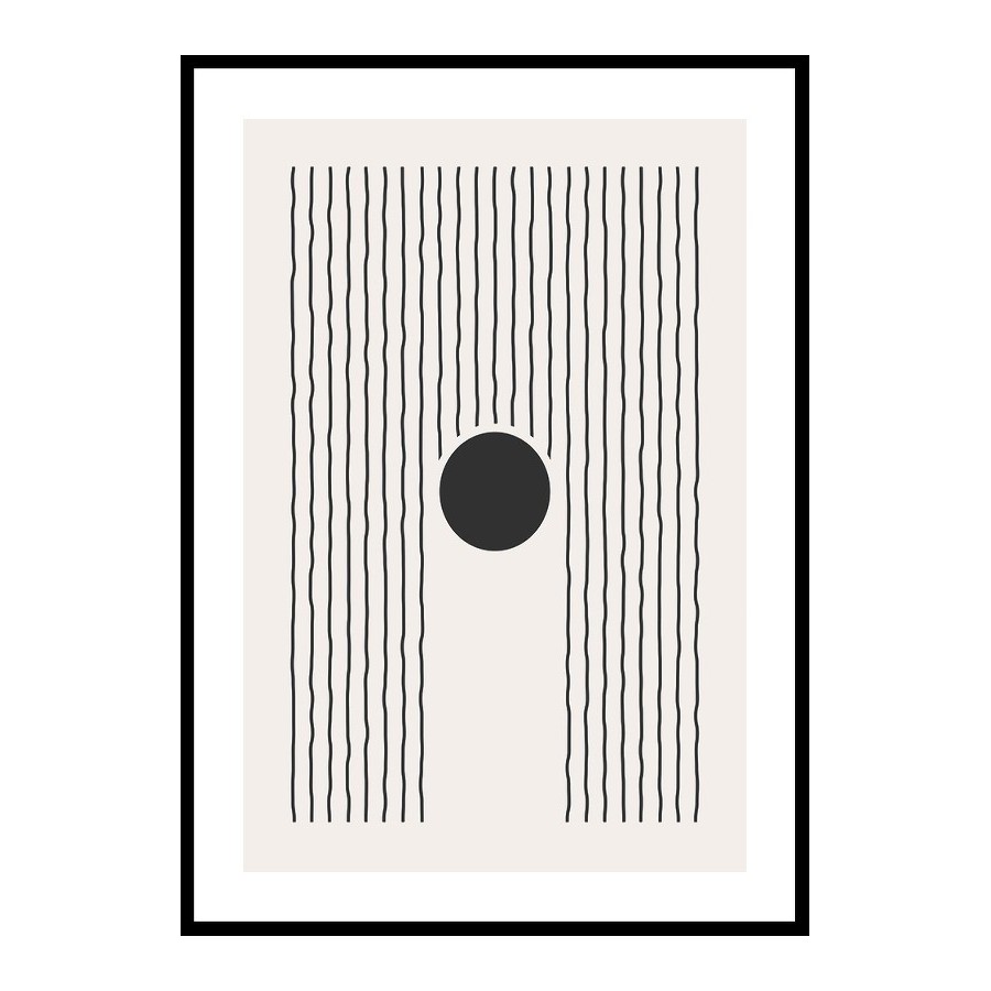 Poster Gallerix Flow Shapes No1