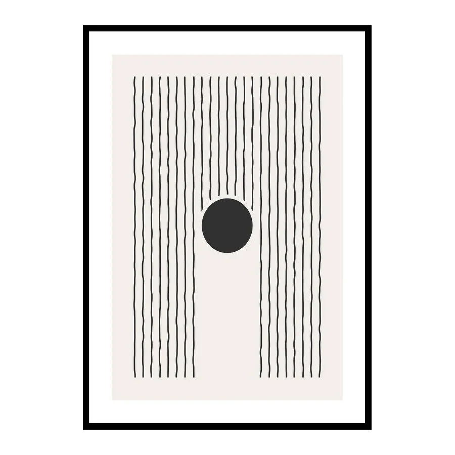 Poster Gallerix Flow Shapes No1