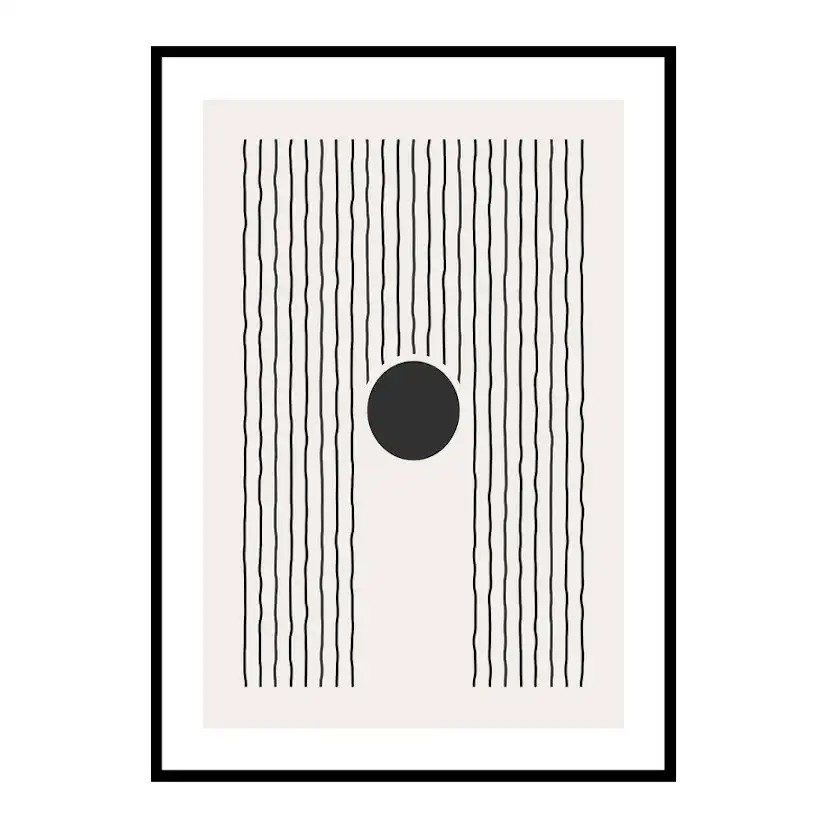 Poster Gallerix Flow Shapes No1