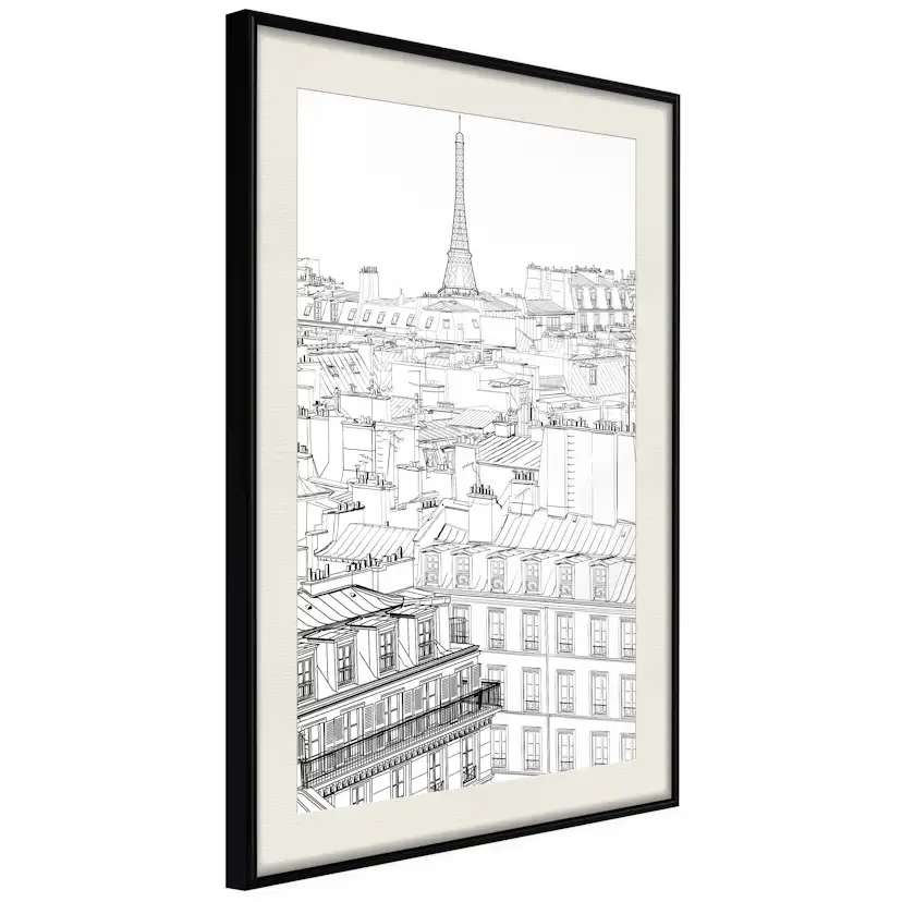 Poster Artgeist Affisch Sketch of Paris