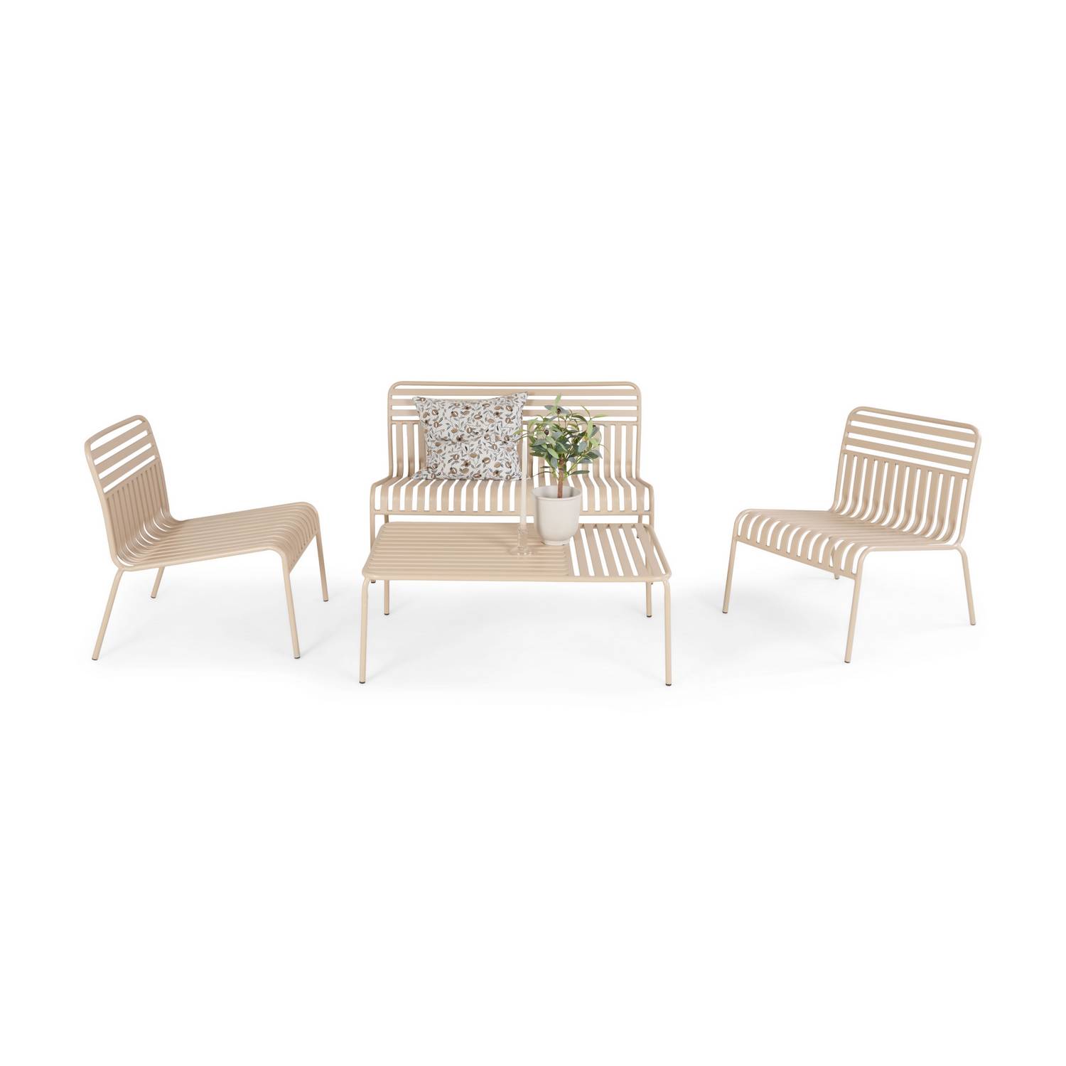 Loungegrupp Comfort Garden Jarva 4-sits Soffgrupp Utomhus i metall