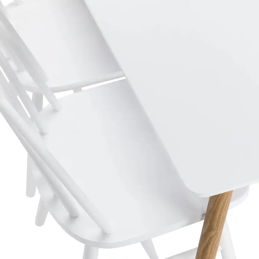 Matgrupp Basic Home Pontus Rektangulärt Matbord 120 cm med 4 Lowa Matstol