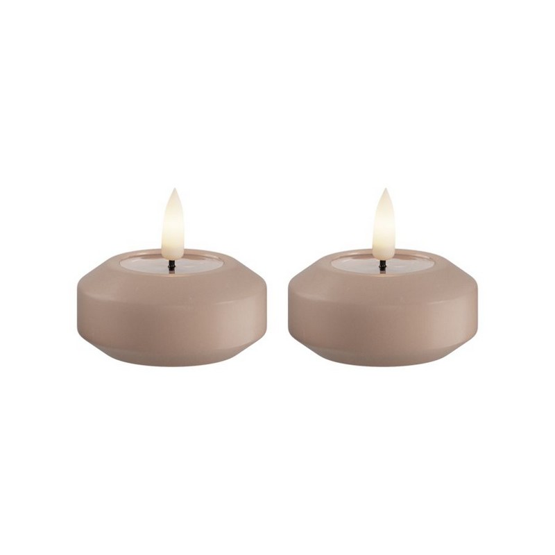 LED-Värmeljus DeluxeHomeart Flytande 6,1 cm 2-pack