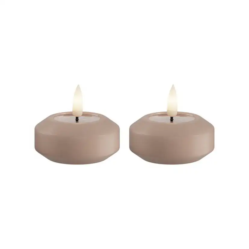 LED-Värmeljus DeluxeHomeart Flytande 6,1 cm 2-pack