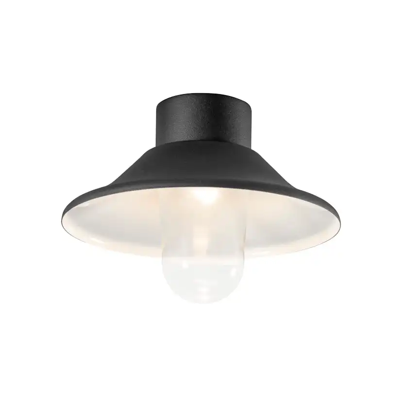 Vägg/Taklykta Gnosjö Konstsmide Vega Svart Dimbar LED Utebelysning, 8W