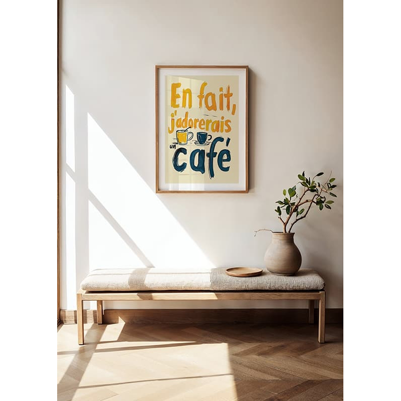 Poster Gallerix J'adorerais Un Café