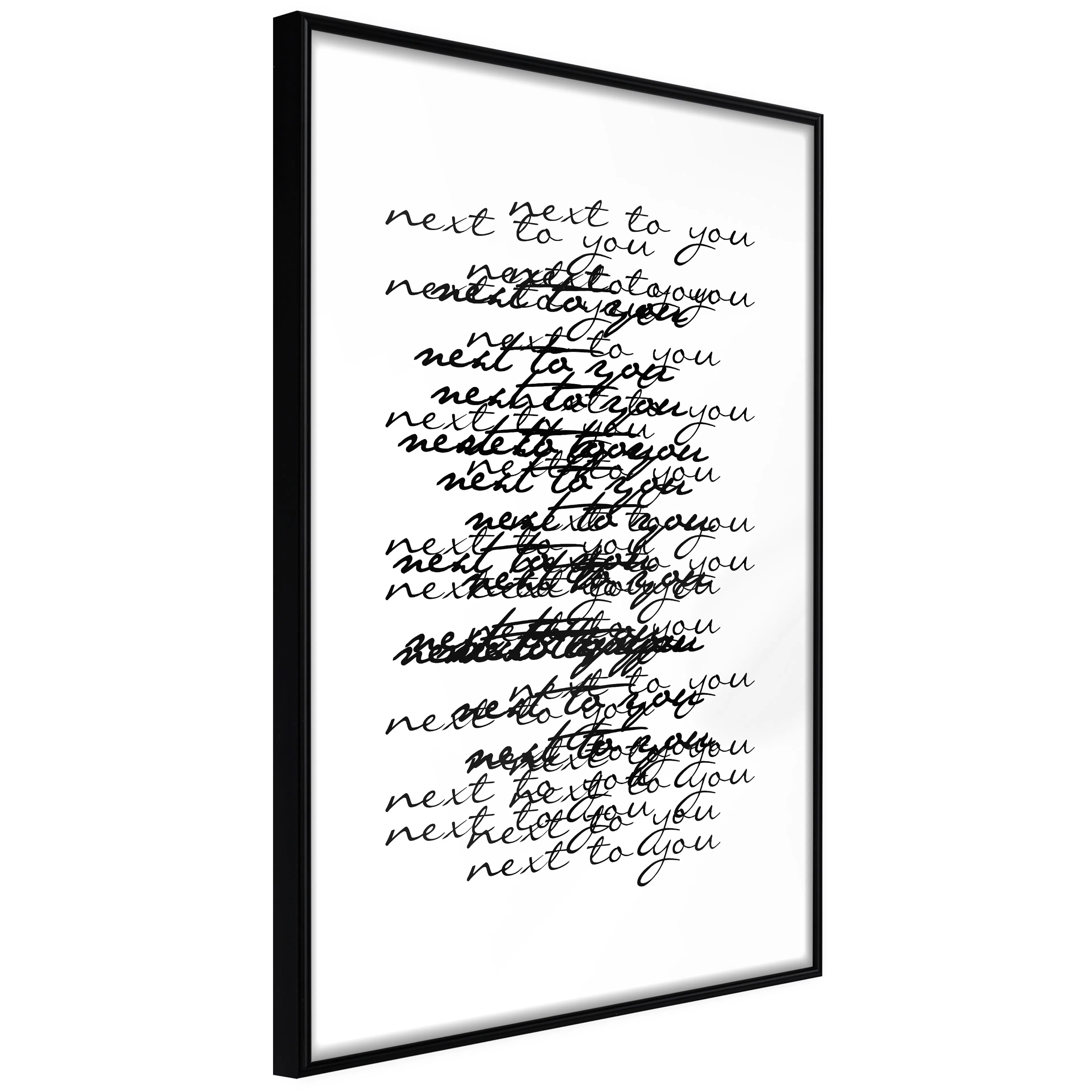 Affisch - Next to You [Poster] 40x60 Svart ram, 40x60 cm