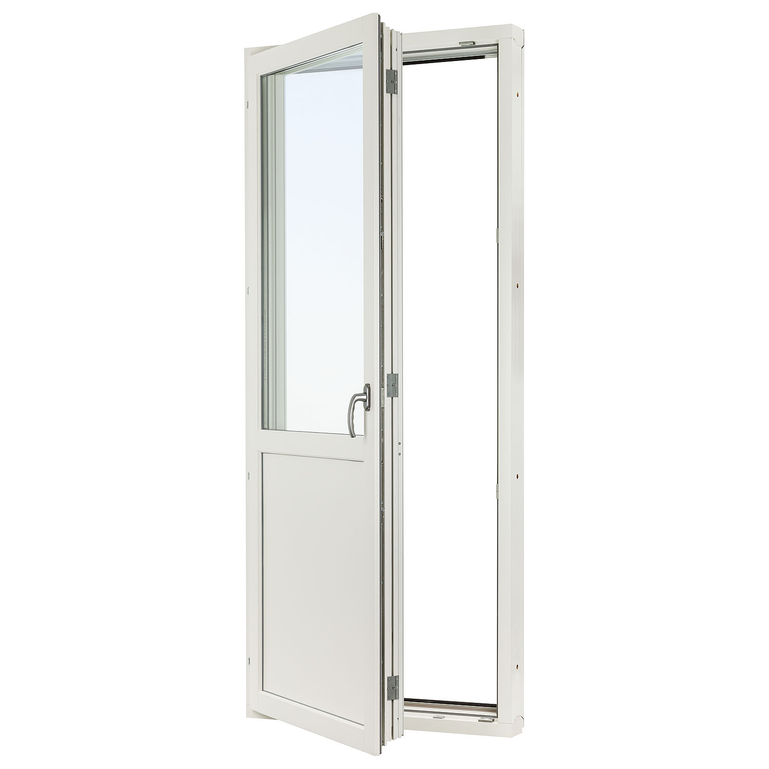 Fönsterdörr Svenska Fönster Inåtgående Aluminiumbeklätt Trä 3-Glas