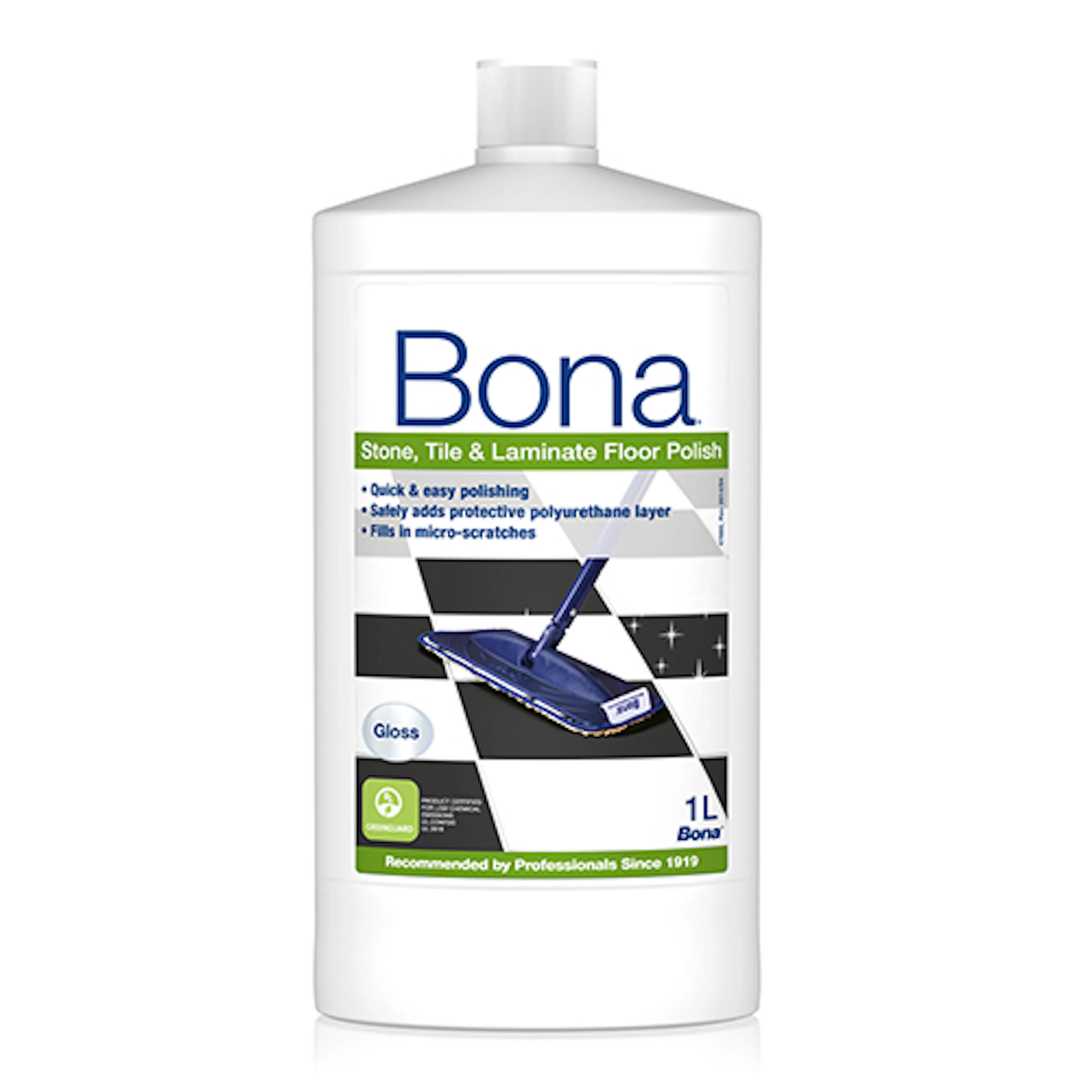 Golvtillbehör Bona Polish för Laminat, Klinker & Linoleum 1L