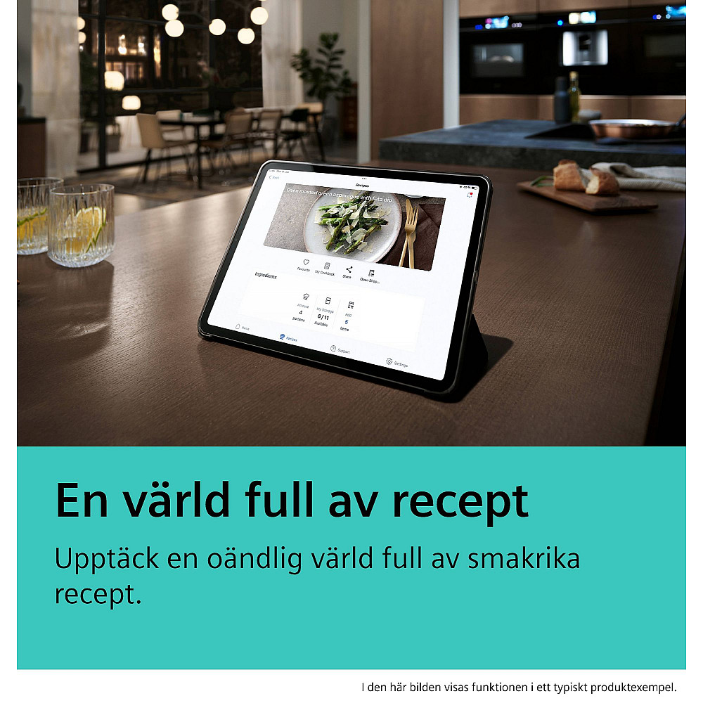 Kompaktugn Siemens CS736G1B1 med Ångfunktion och Smart-styrning