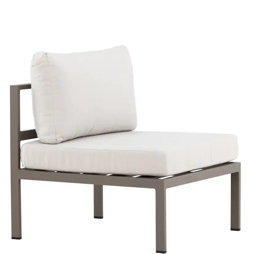 Copacabana Sofa Module Middle - Brown / Beige Brown / Beige
